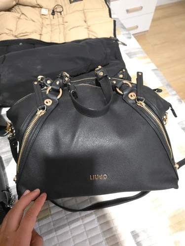Borsa liu nera con tracolla - liu,